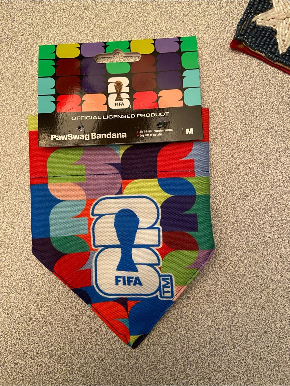 FIFA PawSwag Multicolor Number Print Bandana